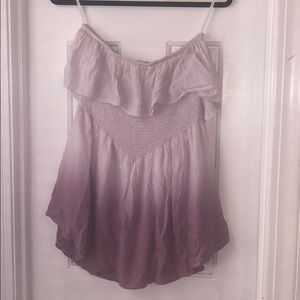 Pink and purple ombre romper!